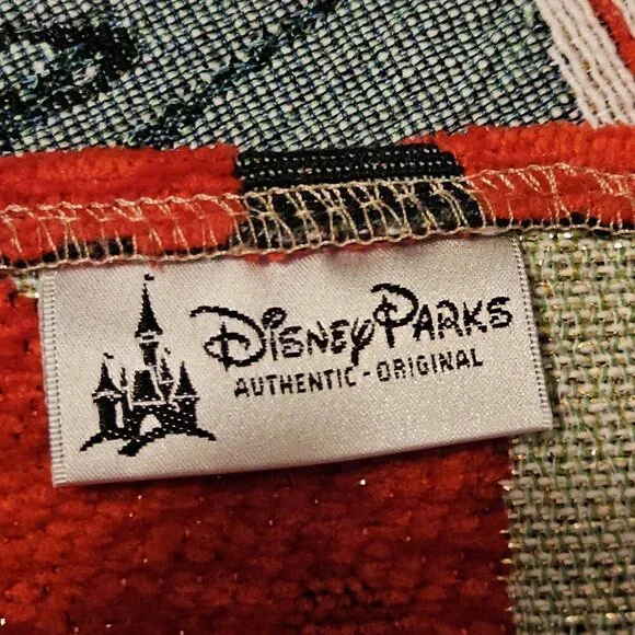 Disney Parks Retro Style Tapestry Christmas Tree Skirt Mickey Minnie Ornaments - Picture 3 of 4